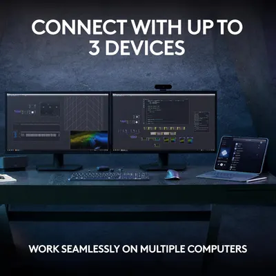 Demonstrates the product's ability to connect and work seamlessly with multiple devices, enhancing productivity for users who work across different platforms.
