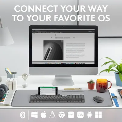 Demonstrates the product's compatibility with multiple operating systems and devices to reassure customers about versatility and ease of use.