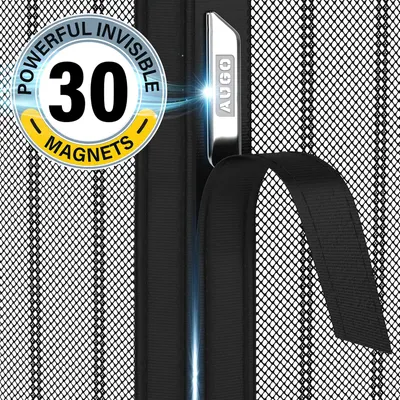 Highlights the product's key feature of 30 powerful invisible magnets, emphasizing their strength and discreet design.