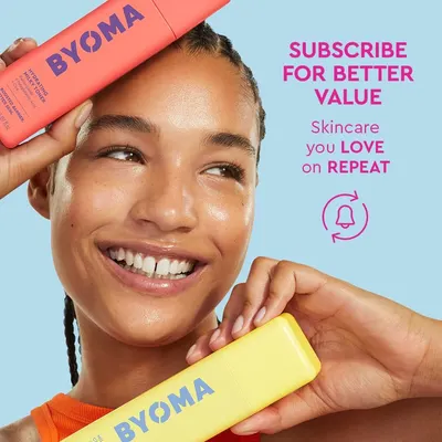 Promotes the benefits of subscribing to the skincare brand, emphasizing better value and consistent access to products customers love.