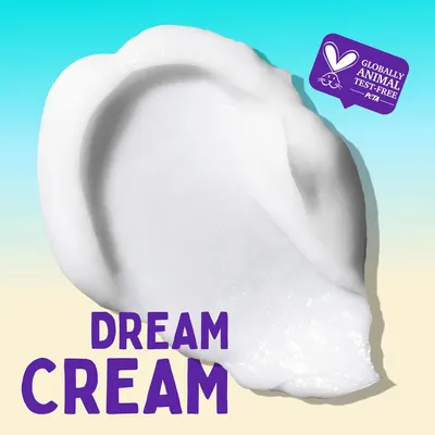 Highlights that the product is certified as globally animal test-free by PETA, appealing to ethical consumers. Emphasizes the product's name and creamy texture, suggesting a luxurious or effective…