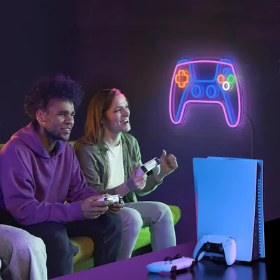 Shows the product being used in a real-world gaming context, highlighting its appeal to gamers.
