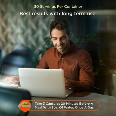 Provides clear instructions on how to take the product, including dosage, timing, and method of consumption. Informs the customer about the product quantity and duration of use, highlighting the…
