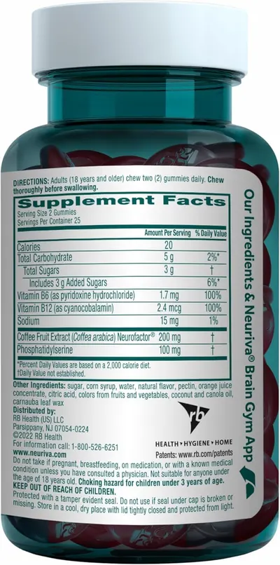 Provides detailed nutritional information and dosage instructions to help shoppers understand the product's contents and usage.
