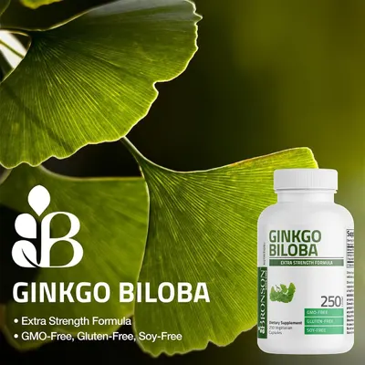 Highlights multiple health-conscious features of the Ginkgo Biloba supplement to appeal to health-aware consumers. Associates the brand with natural, plant-based ingredients through imagery and…