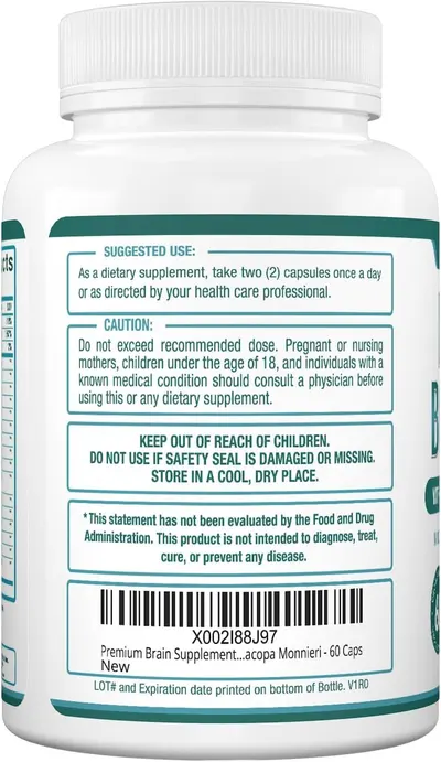 Provides clear instructions on how to take the supplement, including dosage and safety precautions. Communicates important safety information and usage restrictions to ensure proper use of the…