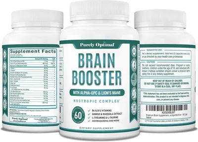 Highlights multiple ingredients and benefits of the brain booster supplement to showcase its comprehensive cognitive support. Emphasizes product safety and compliance as a dietary supplement,…