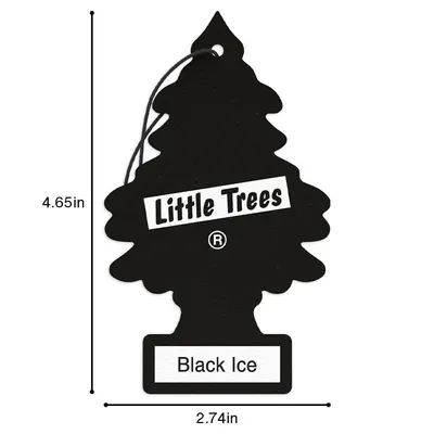 Provides exact measurements of the air freshener to inform customers about its size.