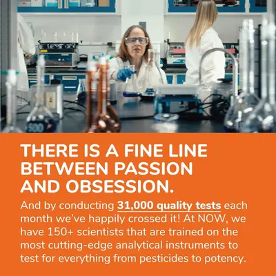 Highlights the company's rigorous quality control process and scientific capabilities to build trust in their products.