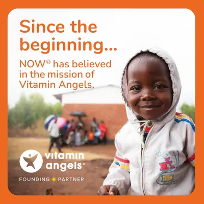 Highlights NOW's long-standing support of Vitamin Angels to build trust and showcase the brand's commitment to social responsibility.