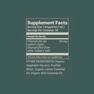 Provides detailed nutritional information and dosage instructions for the supplement.