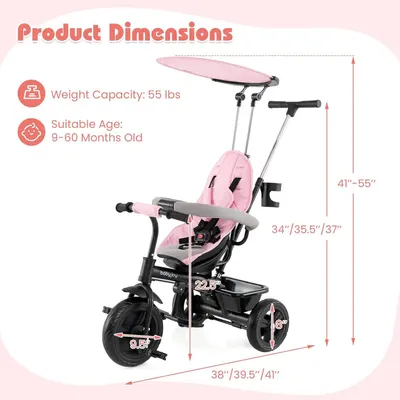 Provides detailed sizing information to help shoppers understand if the product is suitable for their child's age and size.