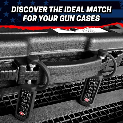 This image invites shoppers to discover the ideal match for their gun cases, suggesting a decision-making tool or guide to help them choose the right product option.
