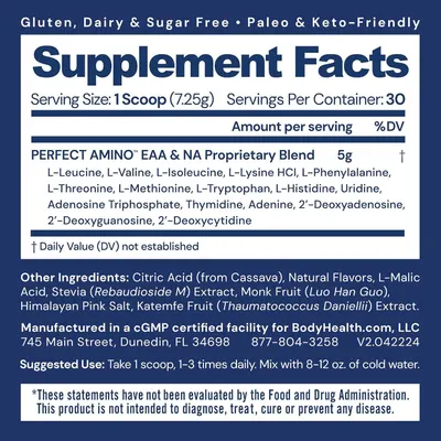Provides detailed nutritional and ingredient information to help shoppers understand exactly what is in the product and verify dietary compatibility with gluten-free, dairy-free, sugar-free, paleo,…