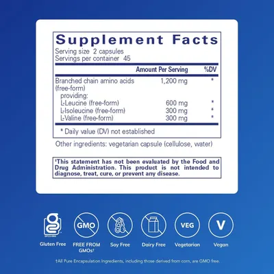 Communicates the nutritional content and multiple dietary certifications to help shoppers understand what's in the product and confirm it meets their dietary needs.