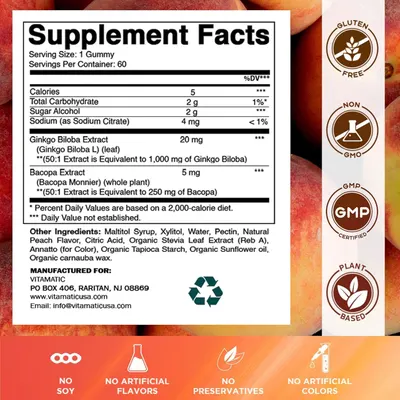Communicates multiple product certifications and clean ingredient claims to reassure health-conscious shoppers about product quality and safety.
