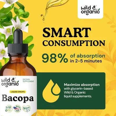 Communicates the fast absorption rate of the liquid supplement to demonstrate efficiency and effectiveness to shoppers. Highlights the smart consumption benefit of rapid absorption using…
