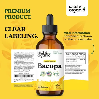 Communicates that the product has transparent, easy-to-read labeling with all vital information displayed on the bottle, building trust and reassuring shoppers about product transparency.