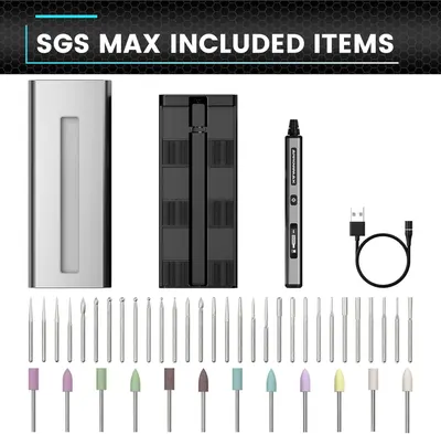 Shows all items included with the purchase to help shoppers understand the full value of the kit and what accessories they will receive.