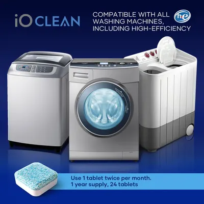 Reassures shoppers that the product works with all types of washing machines, including high-efficiency models, eliminating compatibility concerns. Communicates the quantifiable usage instructions…