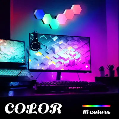Communicates that the product offers 16 different color options, allowing shoppers to customize their lighting setup to match their preferences or mood.