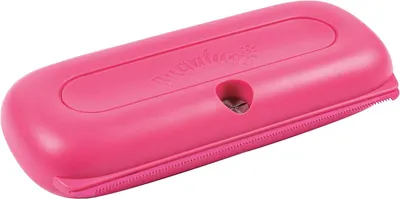 Shows the product in a clean, simple presentation on a white background to help shoppers visualize the physical appearance and design of the pink bag sealer.
