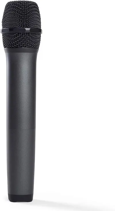Shows the microphone in a clean, professional product shot to give shoppers a clear view of the item without distractions or text overlays.