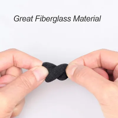 Highlights the durable fiberglass material construction of the product to reassure shoppers of its quality and strength.