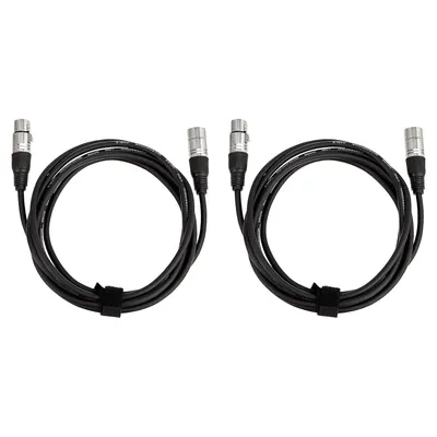 Shows the customer that they will receive two identical XLR cables with their purchase, clarifying the quantity and what comes in the package.
