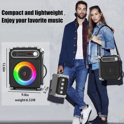 Communicates that the speaker is compact, lightweight, and portable, making it easy to carry and enjoy music on the go. Provides exact measurements and weight to help shoppers understand the…
