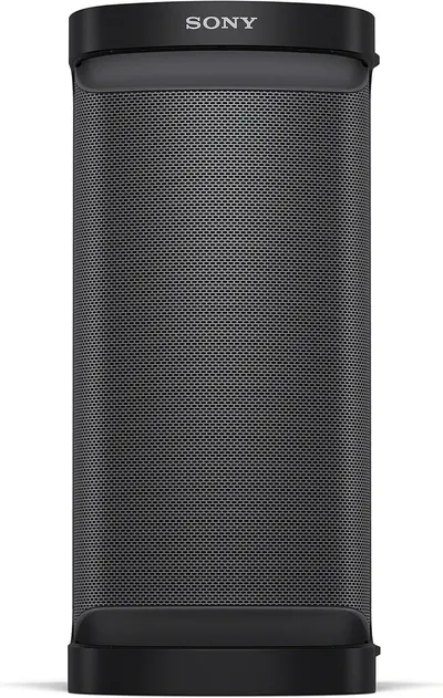 Shows the Sony speaker in a clean, isolated view to help shoppers see the product design, mesh grille texture, and overall form factor without distractions.