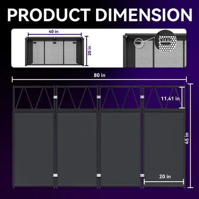 Provides exact measurements of the product to help shoppers understand its physical size and ensure it fits their space requirements.