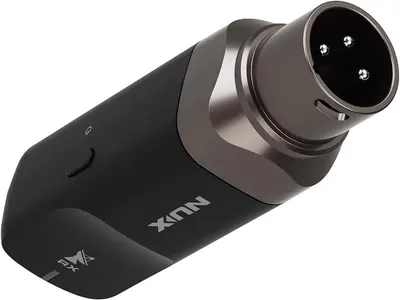 Shows the product in a clean, professional context to help shoppers visualize the physical design and build quality of the audio connector device.