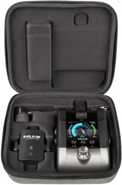 Shows everything included in the package and how the product components are organized in a protective carrying case, reassuring shoppers about what they will receive and the convenience of storage.