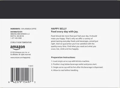 Provides step-by-step instructions on how to prepare the coffee product using a single-serve machine to help customers use the product correctly.