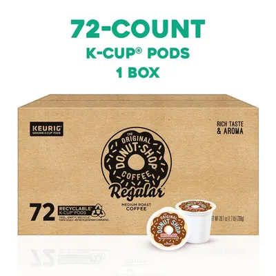 Communicates the quantity of K-Cup pods included in the purchase to help shoppers understand the value and volume they are receiving.