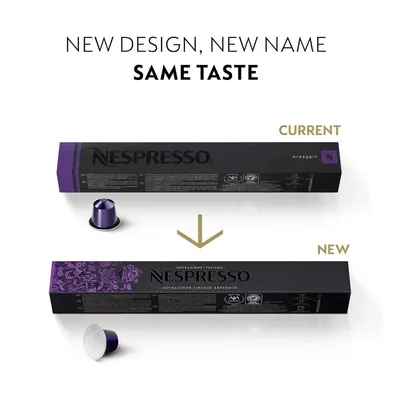 Communicates that the product has undergone a packaging redesign while maintaining the same coffee taste, reassuring customers that the quality remains consistent despite the visual change.