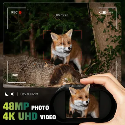 Highlights the camera's high-resolution photo and video capabilities to communicate superior image quality and recording performance. Demonstrates the camera's ability to capture clear footage in…