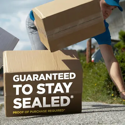 Communicates that the product packaging is guaranteed to stay sealed during delivery, reassuring shoppers about product integrity and safe shipping.