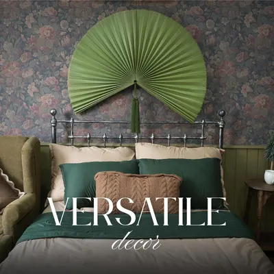 Demonstrates the product can be used as decorative wall art in a bedroom setting, showcasing its versatility as home decor. Highlights the product as a versatile decorative piece that enhances…