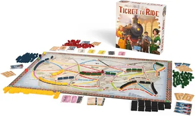Shows the customer everything included in the box to demonstrate the complete game package and help them understand what they will receive with their purchase.