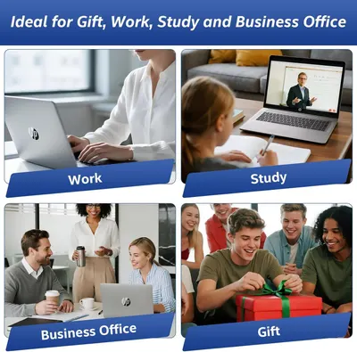 Demonstrates the product's versatility by showing it can be used across multiple scenarios—work, study, business meetings, and as a gift—to appeal to a broad range of potential buyers.