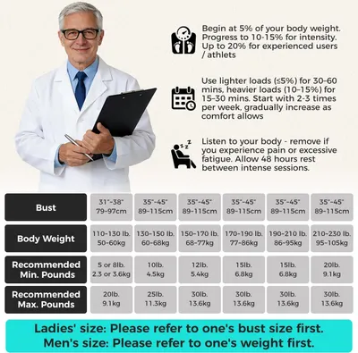 Provides comprehensive instructions on how to safely use the product with proper weight selection, progression guidelines, and safety precautions to ensure effective and safe usage. Helps shoppers…