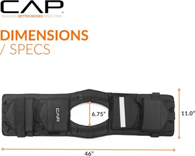 Communicates the exact physical measurements of the product (46 inches length, 11 inches height, 6.75 inches width) to help shoppers understand the size and ensure it meets their needs.