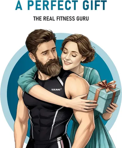 Positions the product as an ideal gift for fitness enthusiasts, using emotional lifestyle imagery and gift-giving cues to appeal to shoppers looking for gifting occasions.
