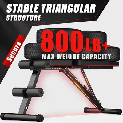 Communicates the product's impressive weight capacity to reassure shoppers that the bench is strong, stable, and suitable for heavy-duty workouts. Highlights the structural design and engineering of…