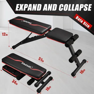 Demonstrates the product's adjustable design and provides exact measurements in both expanded and collapsed states to help shoppers understand its space-saving portability and storage convenience.