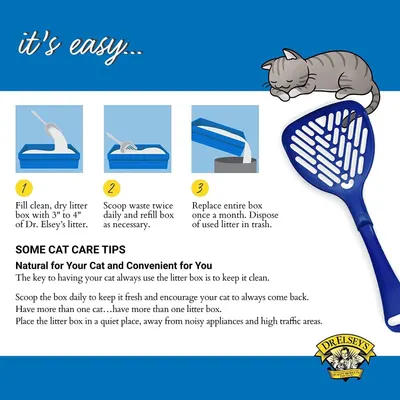 Provides step-by-step instructions on how to set up and maintain the cat litter box, reassuring shoppers that the product is simple to use and care for.