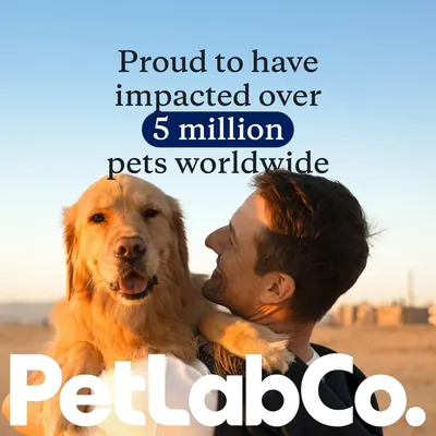 Communicates the brands scale and positive impact by highlighting a quantifiable achievement to build trust and credibility with shoppers. Reinforces the PetLabCo brand identity and emotional…