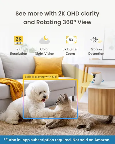 Showcases multiple technical features of the security camera to demonstrate its comprehensive monitoring capabilities and advanced functionality for home surveillance.